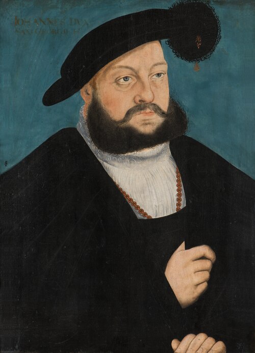 Erbprinz Johann von Sachsen, 1501, Monogrammiste IS