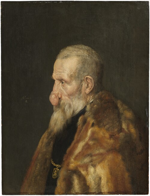 Old Man with a Growth on his Nose, 1645, Monogrammiste IS