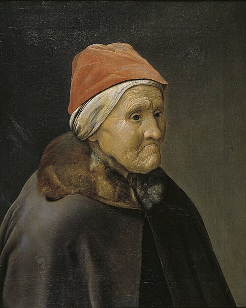 Portrait of an Old Lady, 1645, Monogrammiste IS