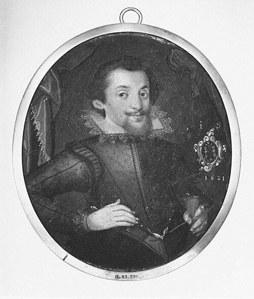 Portrait d'homme, 1621, Monogrammiste IS