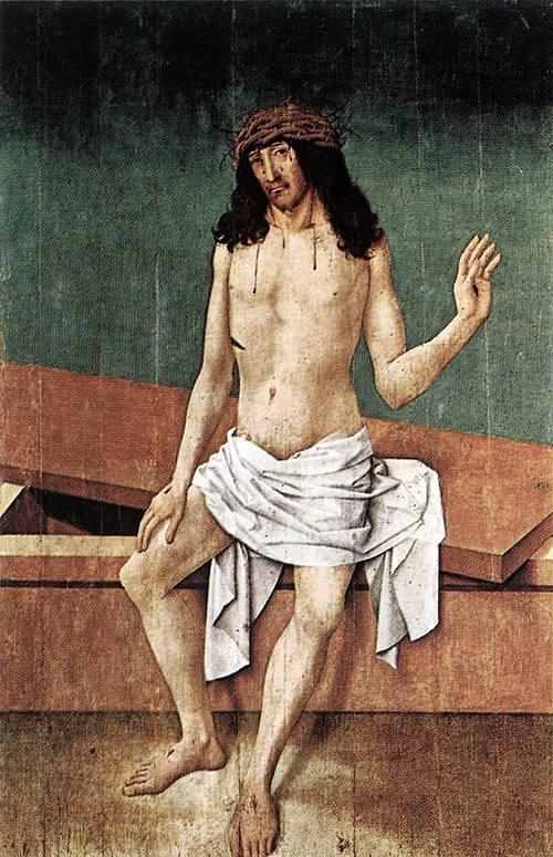 Christ as Man of Sorows, 1500, Rueland Frueauf the Elder