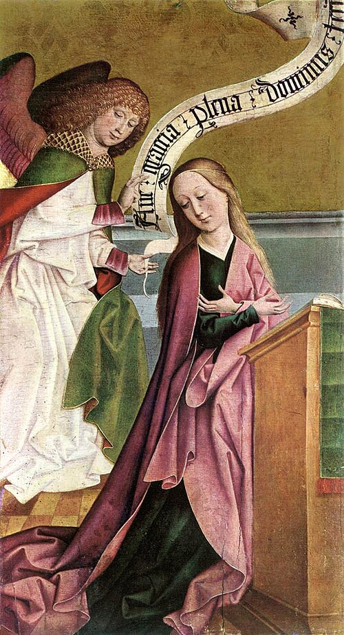 The Annunciation, 1500, Rueland Frueauf the Elder