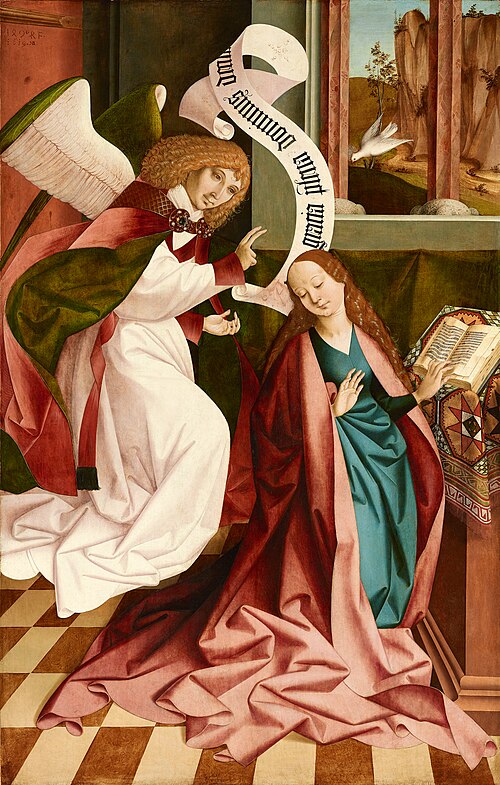 Verkündigung an Maria, 1490, Rueland Frueauf the Elder