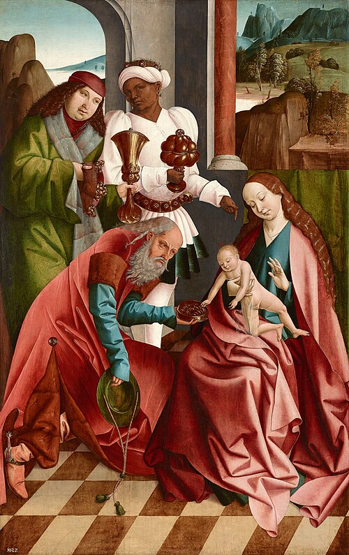 Anbetung der Heiligen Drei Könige, 1490, Rueland Frueauf the Elder