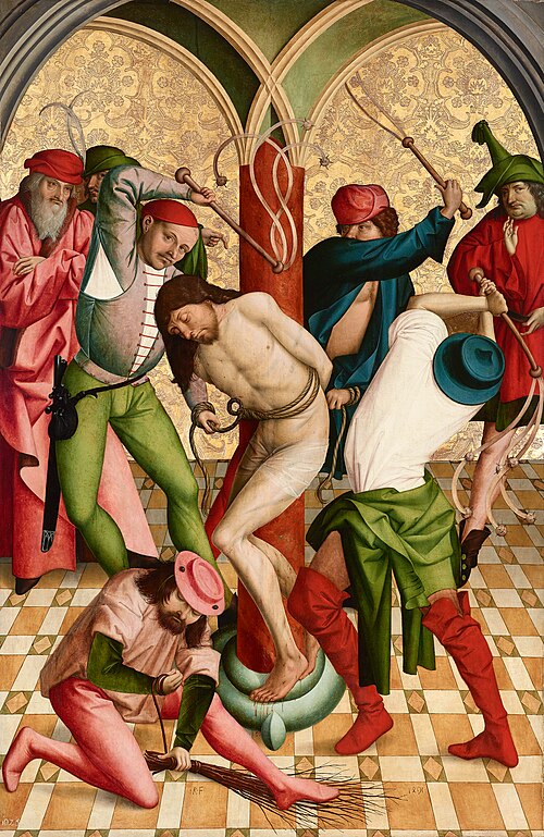 Geißelung Christi, 1491, Rueland Frueauf the Elder