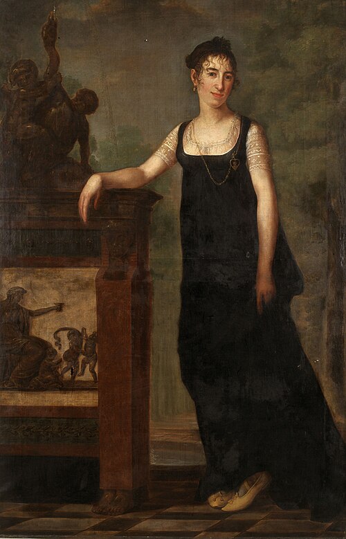 Portrait of Anna Van Damme, 1802, Pieter Van Huffel