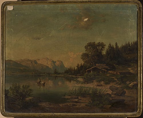 Lake in the mountains, , Karl Müller