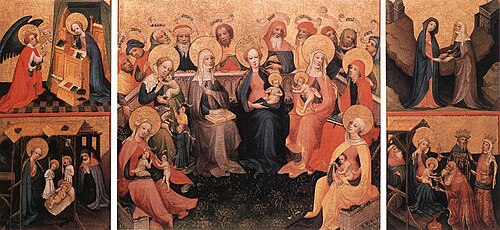 Triptych, 1425, Maître de la Sainte Parenté l'Ancien