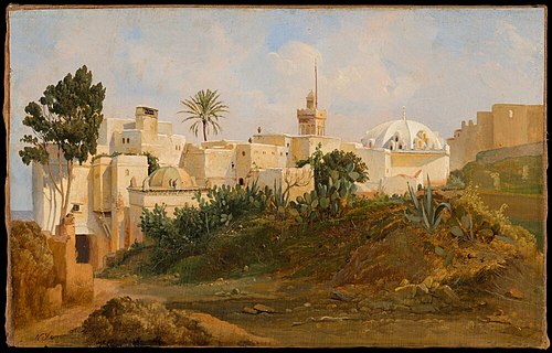 A Road outside Algiers, 1840, Niels Simonsen