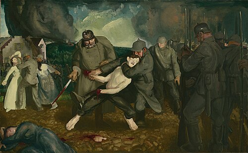 The Germans Arrive, 1918, George Bellows