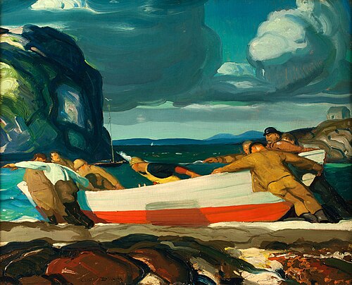The Big Dory, 1913, George Bellows