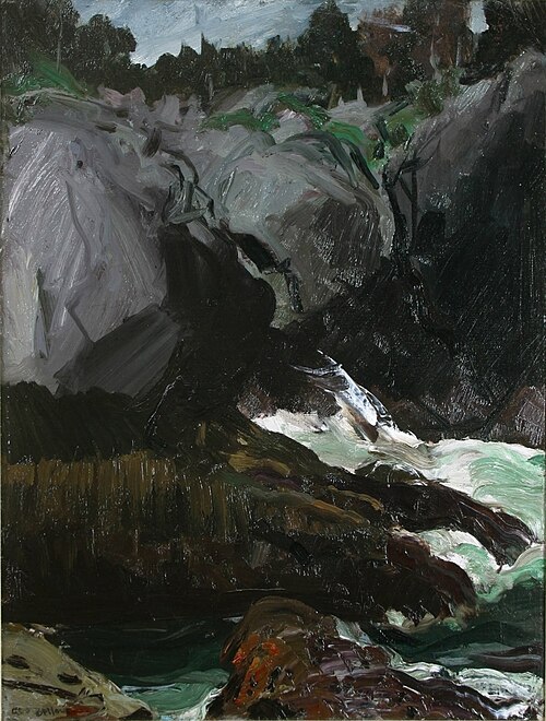 Gorge and Sea, 1911, George Bellows