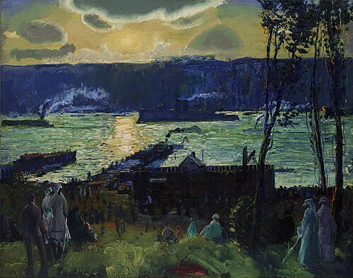 The Warships, 1909, George Bellows