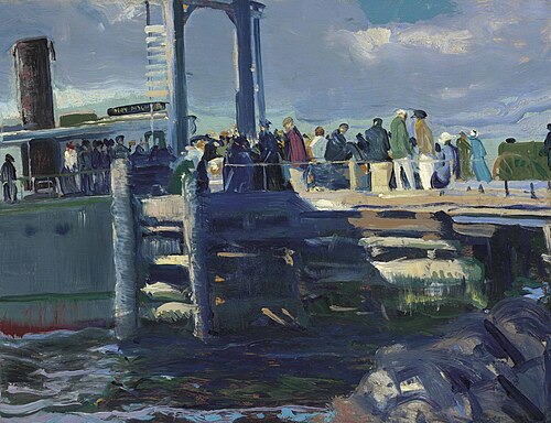 The Dock, 1913, George Bellows