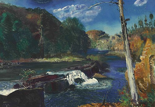 Mill Dam, 1924, George Bellows