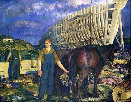 The Teamster, 1916, George Bellows