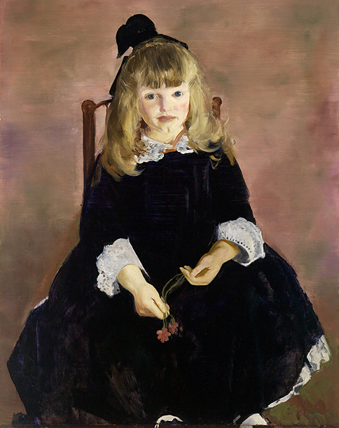 Anne in Black Velvet, 1917, George Bellows