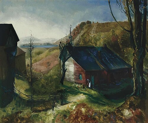 Mountain Farm, 1922, George Bellows