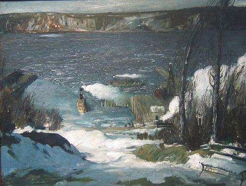 North River., 1908, George Bellows