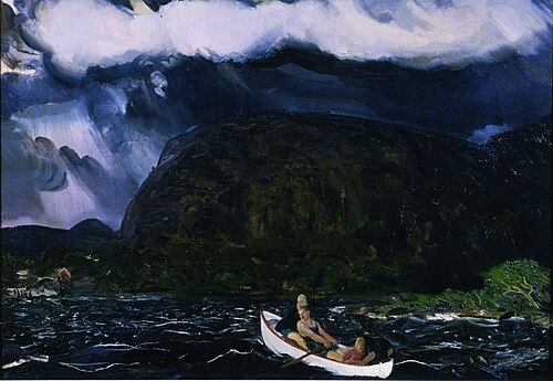 In a Rowboat, 1916, George Bellows