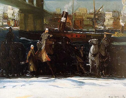 Snow Dumpers, 1911, George Bellows