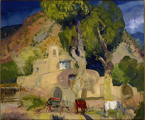 Santuario de Chimata, 1917, George Bellows