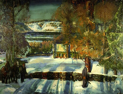 Winter Road, 1912, George Bellows