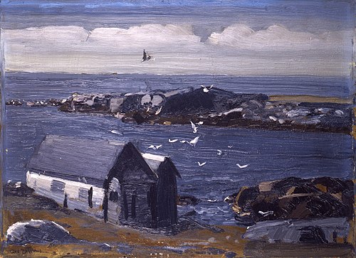 The Gulls, Monhegan, 1911, George Bellows
