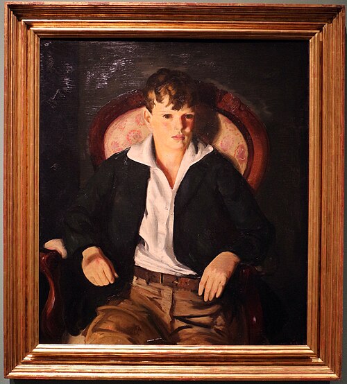 Portrait d'un garçon, 1921, George Bellows