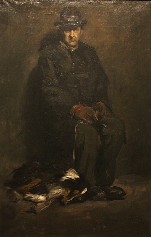 Man and Dog, 1905, George Bellows