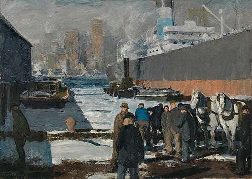 Men of the Docks, 1912, George Bellows