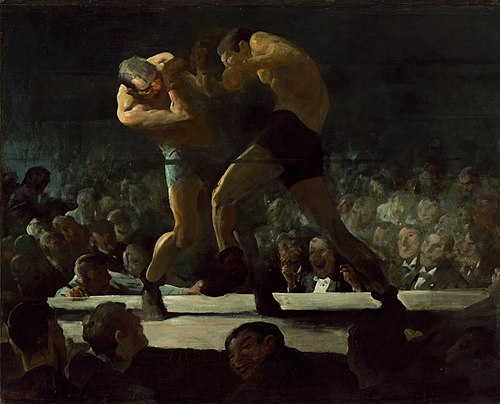 Club Night, 1907, George Bellows