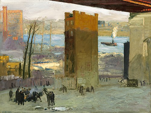 The Lone Tenement, 1909, George Bellows