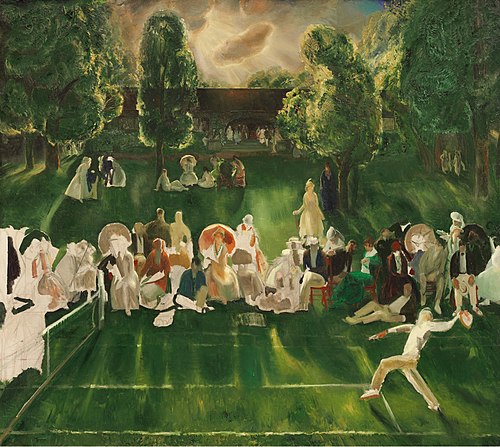 Tennis Tournament, 1920, George Bellows