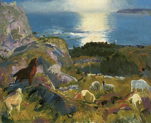 Romance of Criehaven, 1916, George Bellows