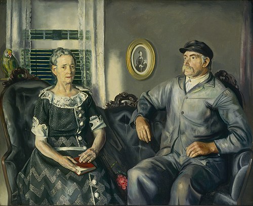 Mr. and Mrs. Phillip Wase, 1924, George Bellows