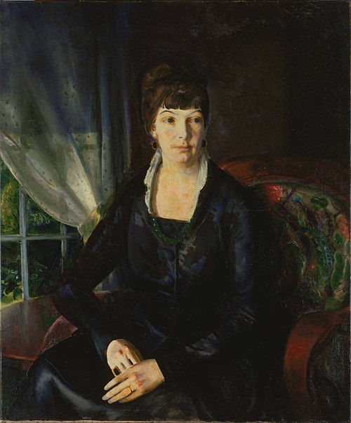 Emma à la fenêtre, 1920, George Bellows