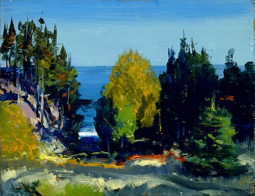 The Grove — Monhegan, 1911, George Bellows