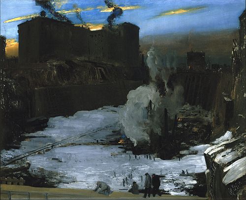 Pennsylvania Station Excavation, 1903, George Bellows