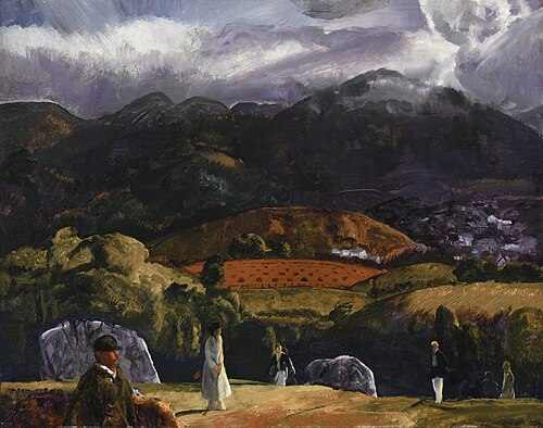 Golf Course, California, 1917, George Bellows