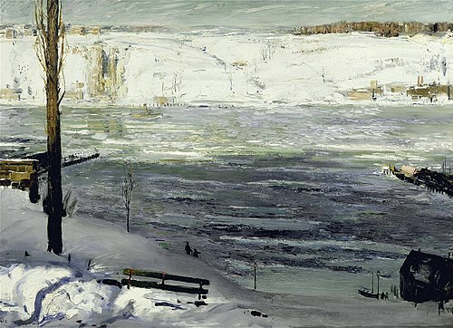 Floating Ice, 1910, George Bellows