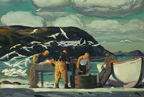 Cleaning Fish, 1913, George Bellows