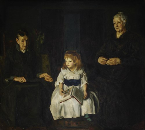 Elinor, Jean and Anna, 1920, George Bellows