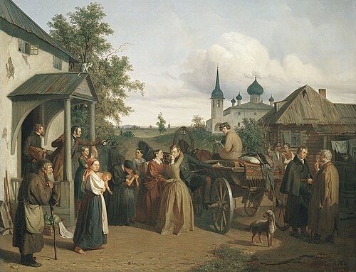 Прощание, 1850, Aleksei Chernyshev