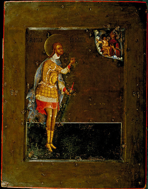 St Nicetas the Warrior, 1593, Procope Tchirine