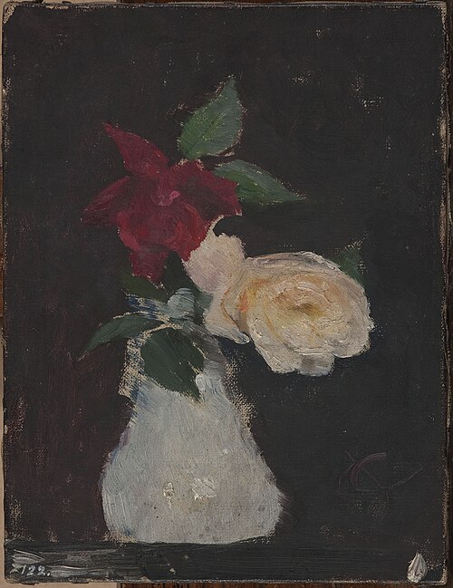 Roses in a vase, 1877, Ian Tsionglinski