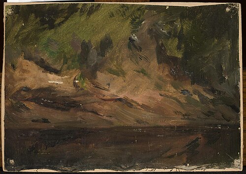 Sandy bank. Study from Podolia, 1881, Ian Tsionglinski