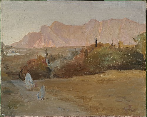 Alupka. From the journey to Crimea, 1893, Ian Tsionglinski
