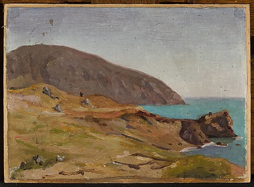 Sea view. From the journey to Crimea, 1893, Ian Tsionglinski