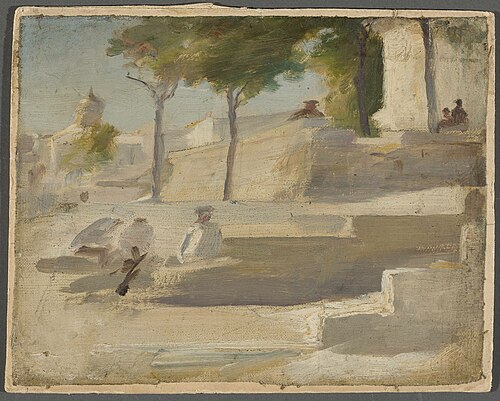 Study. From the journey to Crimea, 1893, Ian Tsionglinski
